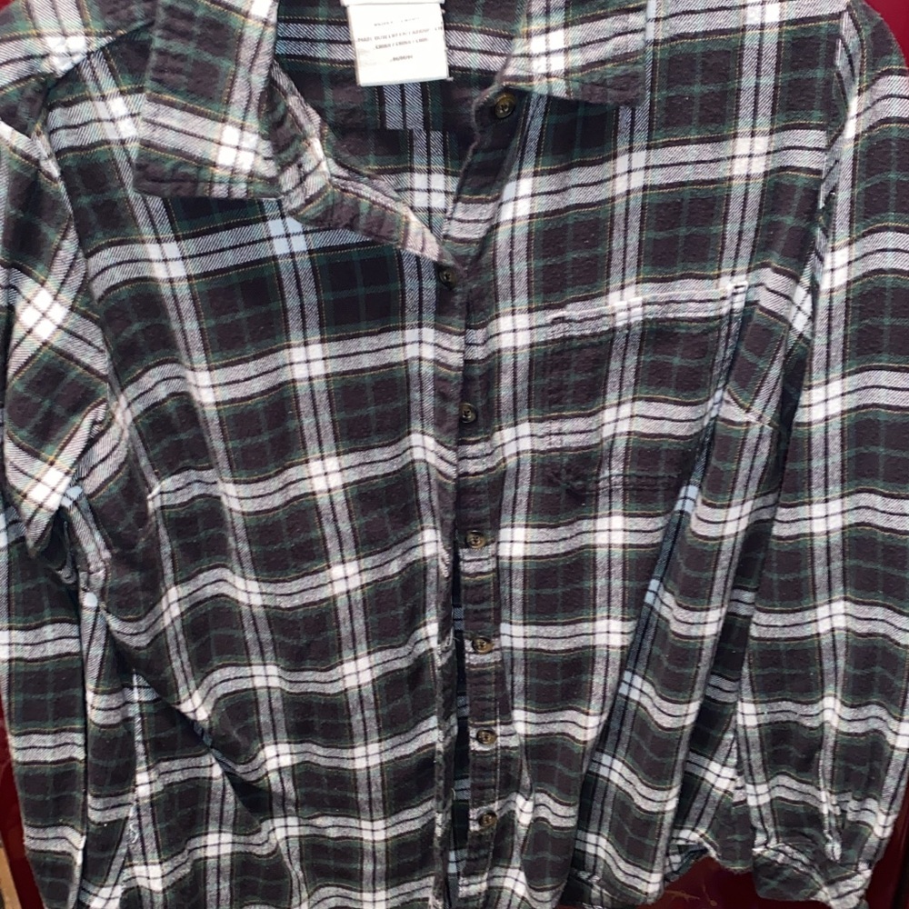 7 different flannel shirts